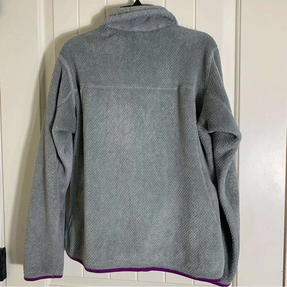 Patagonia Retool Snap Purple and Gray Pullover Women's Fleece Size Small - Picture 2 of 6